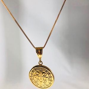 GOLD MEDALLIOn - double face saints 💠🌞🌞